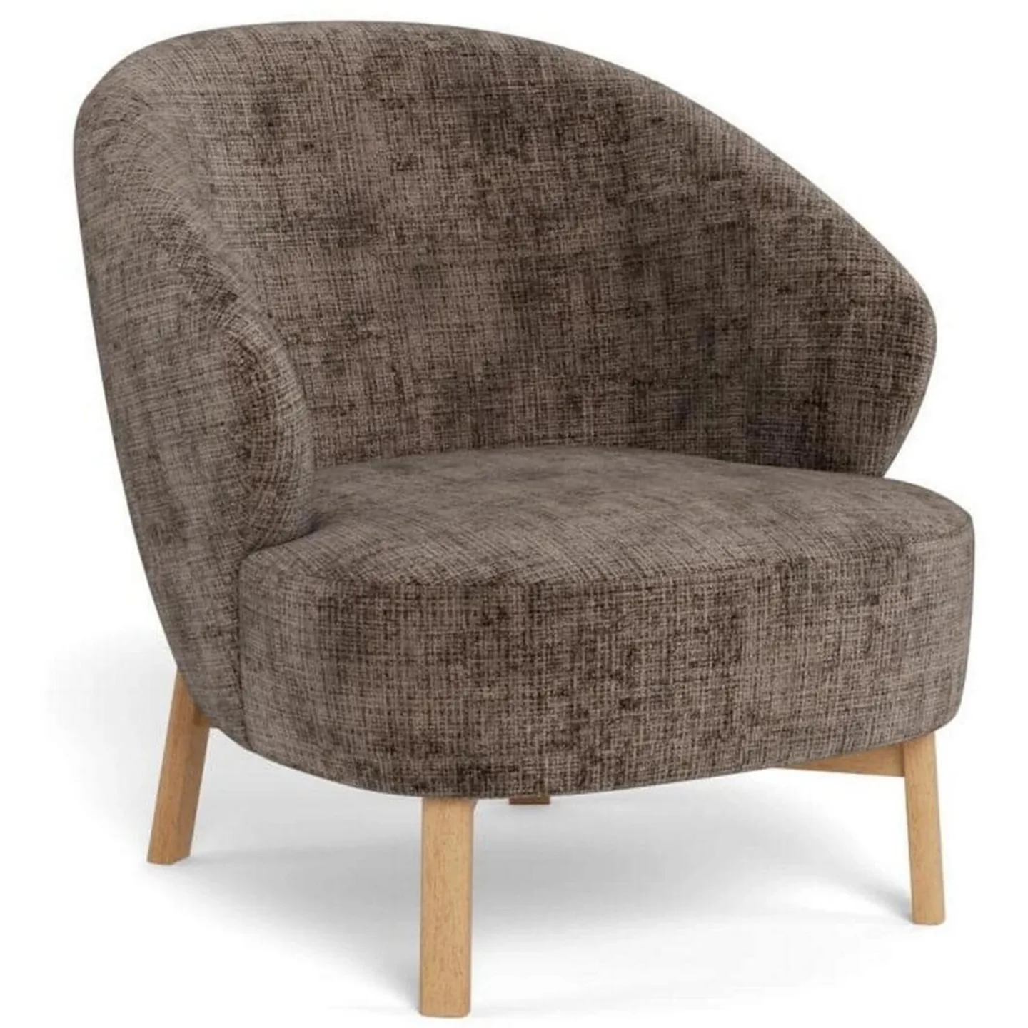 AC Design Furniture Sessel AC Design Braun Textil B 77.5 T 78 H 78 cm - Sessel