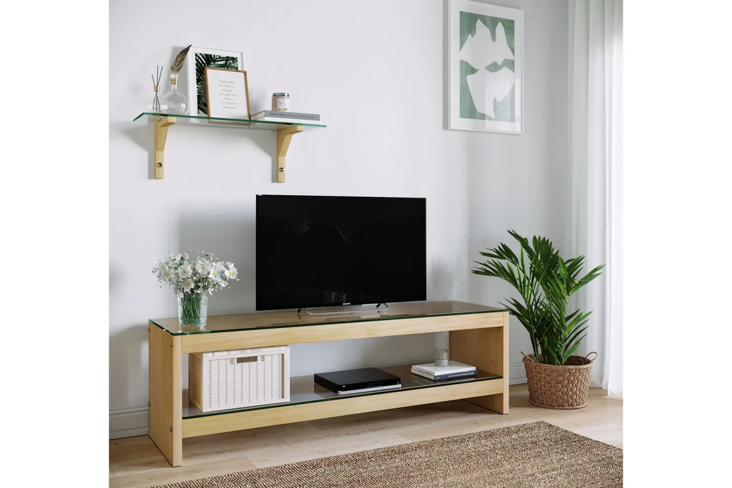 Malmby TV-möbelset 140 cm - Brun