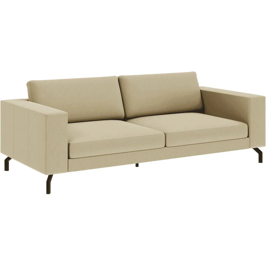 Sofa Domino Beige Stoff 220 cm 98 cm - Möbel Konfigurator: Traummöbel individuell zusammenstellen