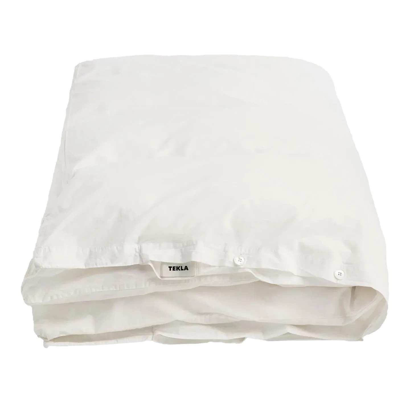Tekla - Percale solid duvet cover 150x210cm broken white - Påslakan