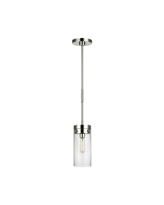 Garrett Medium Cylinder Pendant Nickel