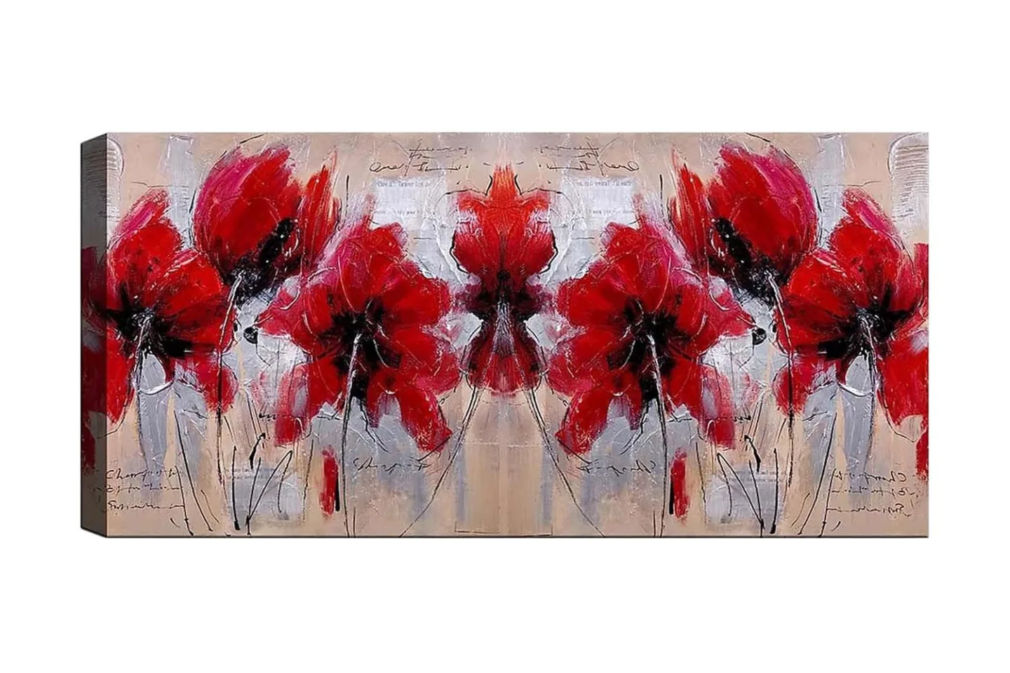 Canvastavla YTY Floral & Botanical Flerfärgad - 120x50 cm