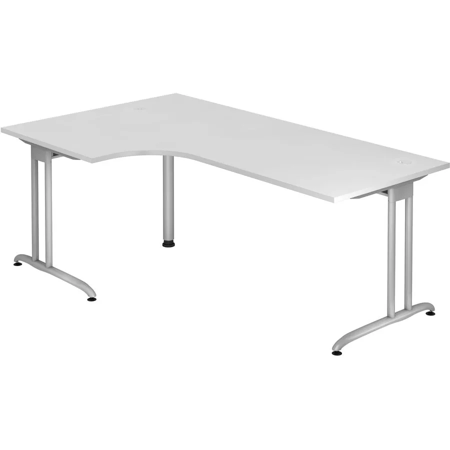 Schreibtisch Office weiss Holzwerkstoff B 200 T 120 cm