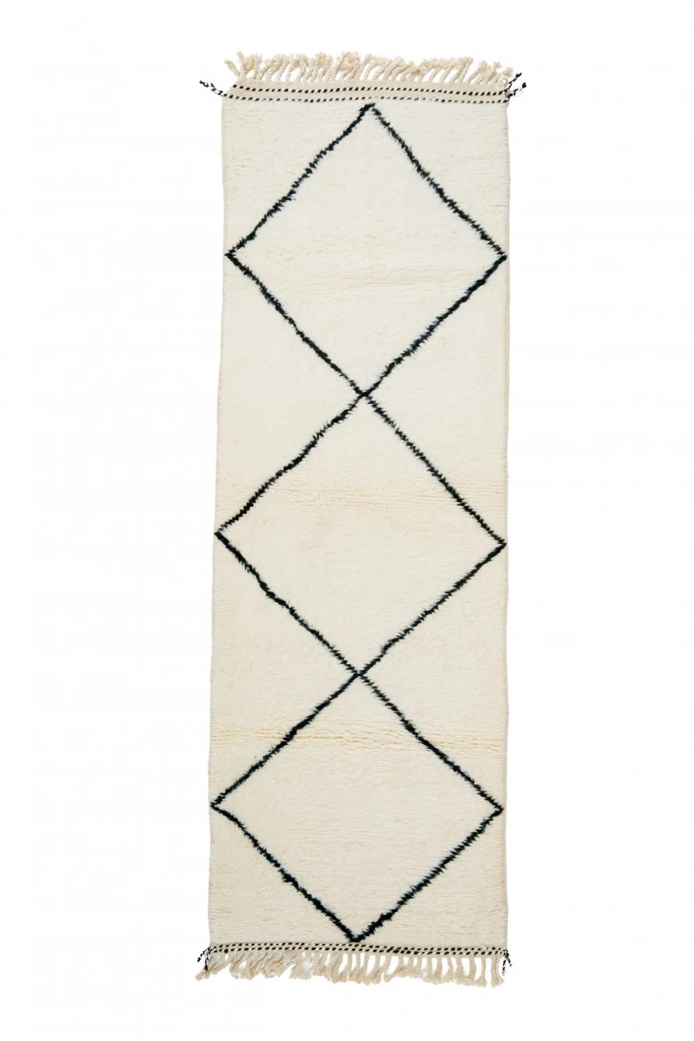 Kelim-teppe Marokkansk Beni Ourain 285 x 95 cm (Størrelse: 285 x 95 cm)