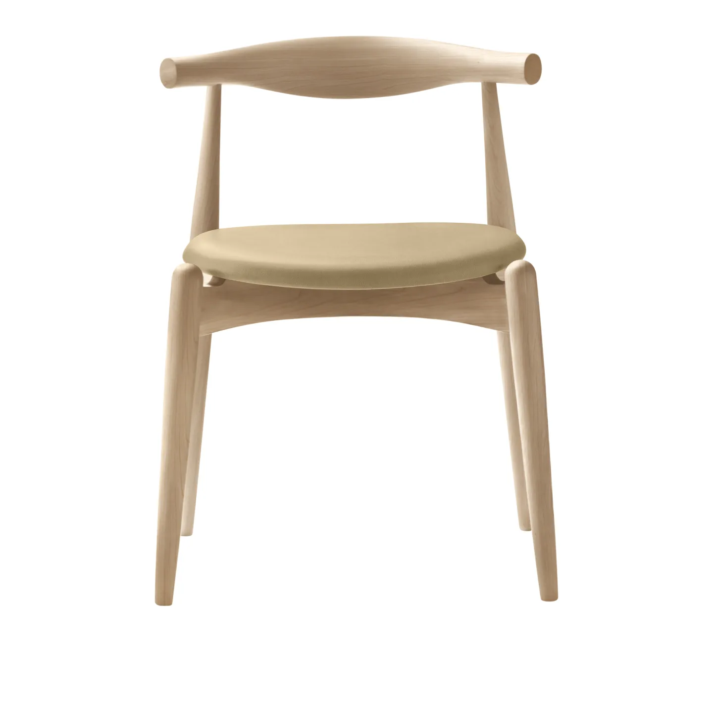 Carl Hansen - CH20, Oljad Bok, Lädergrupp C Sif - 90 - Matstolar - Hans J. Wegner - Träfärgad - Trä