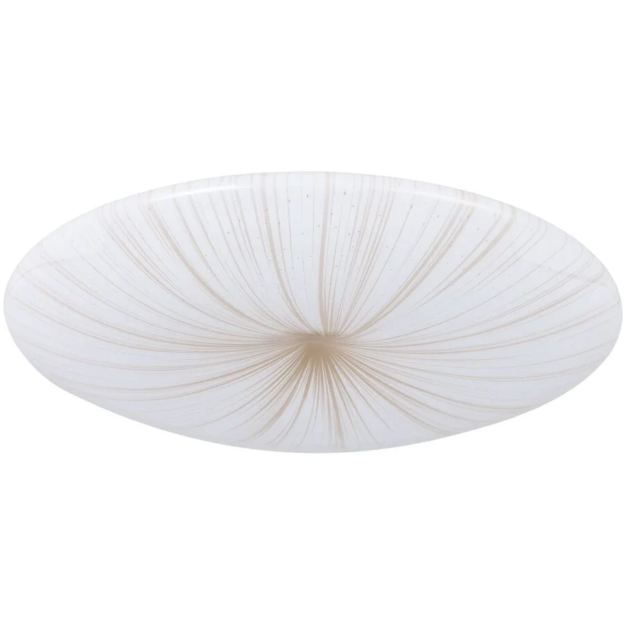 Eglo Deckenlampe Nieves 1 Weiss Stahl 41 cm 6.5 cm - LED - Lichtfarbe: Warmweiss - LED Energiesparlampen