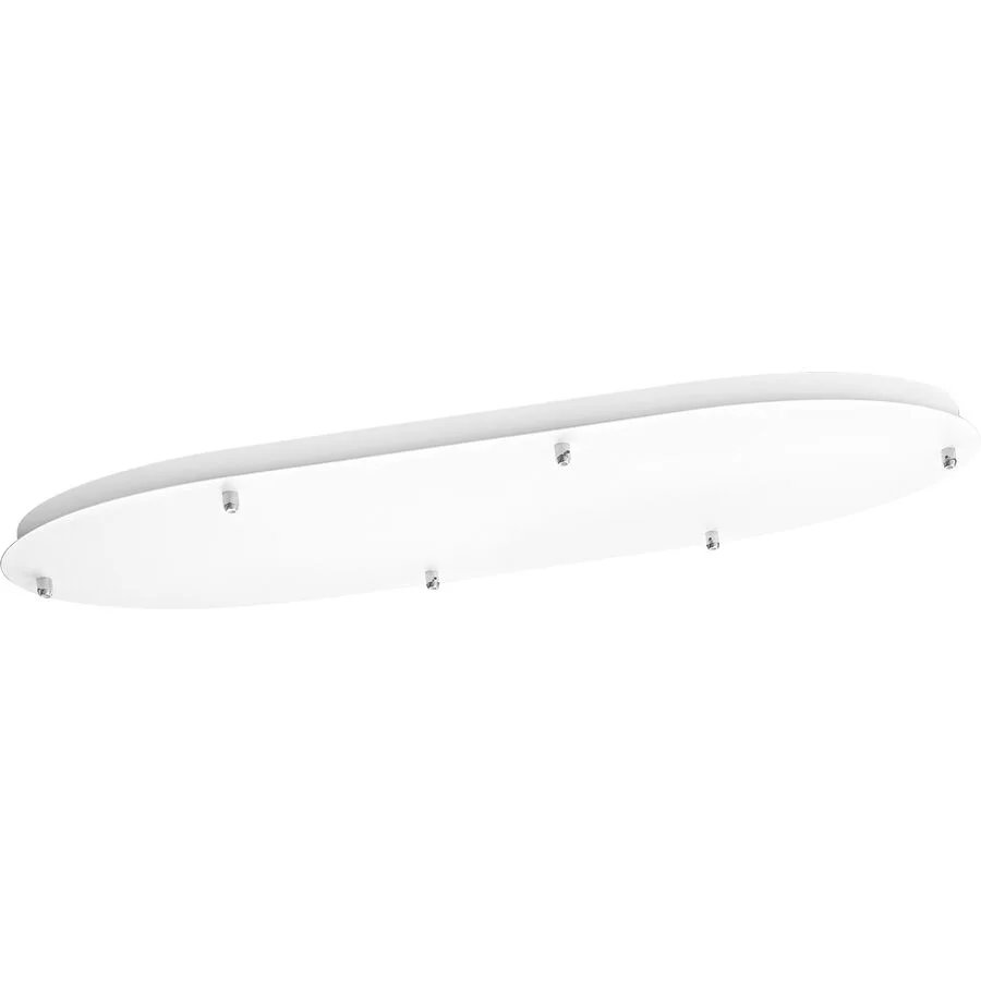 Giberti Luce Baldachin Rosone Weiss Metall 30 cm