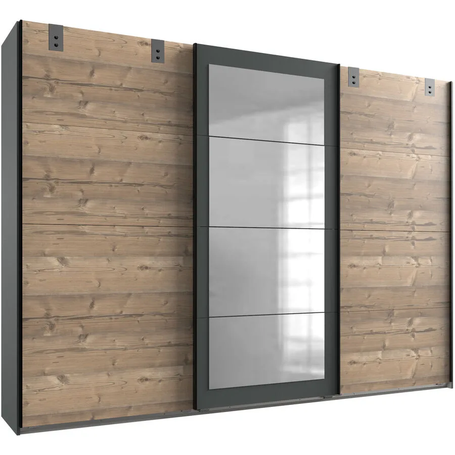 Kleiderschrank Malma Weisstanne Dekor Holzwerkstoff B 270 cm
