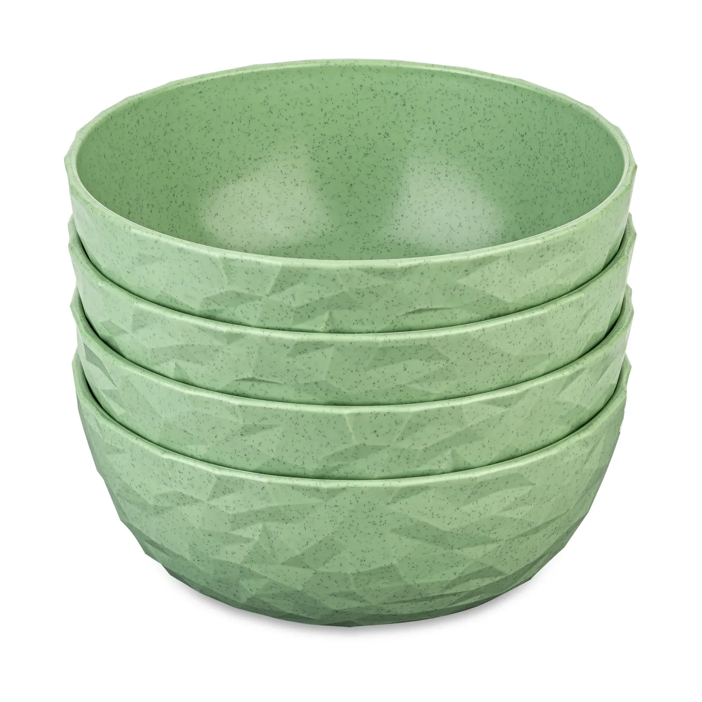 Koziol Club Schale Ø16,2 cm 4er-Pack biozirkulärer Thermoplast Nature leaf green