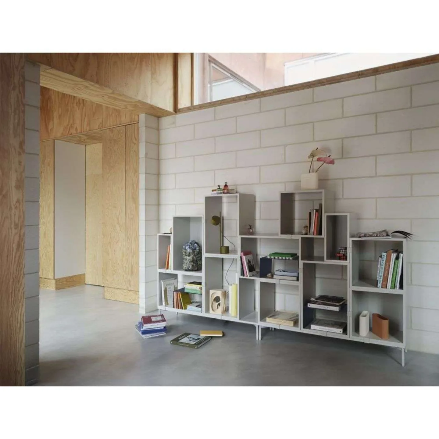 Post Tischleuchte Brown Green - Muuto - Wohnzimmer - Metall