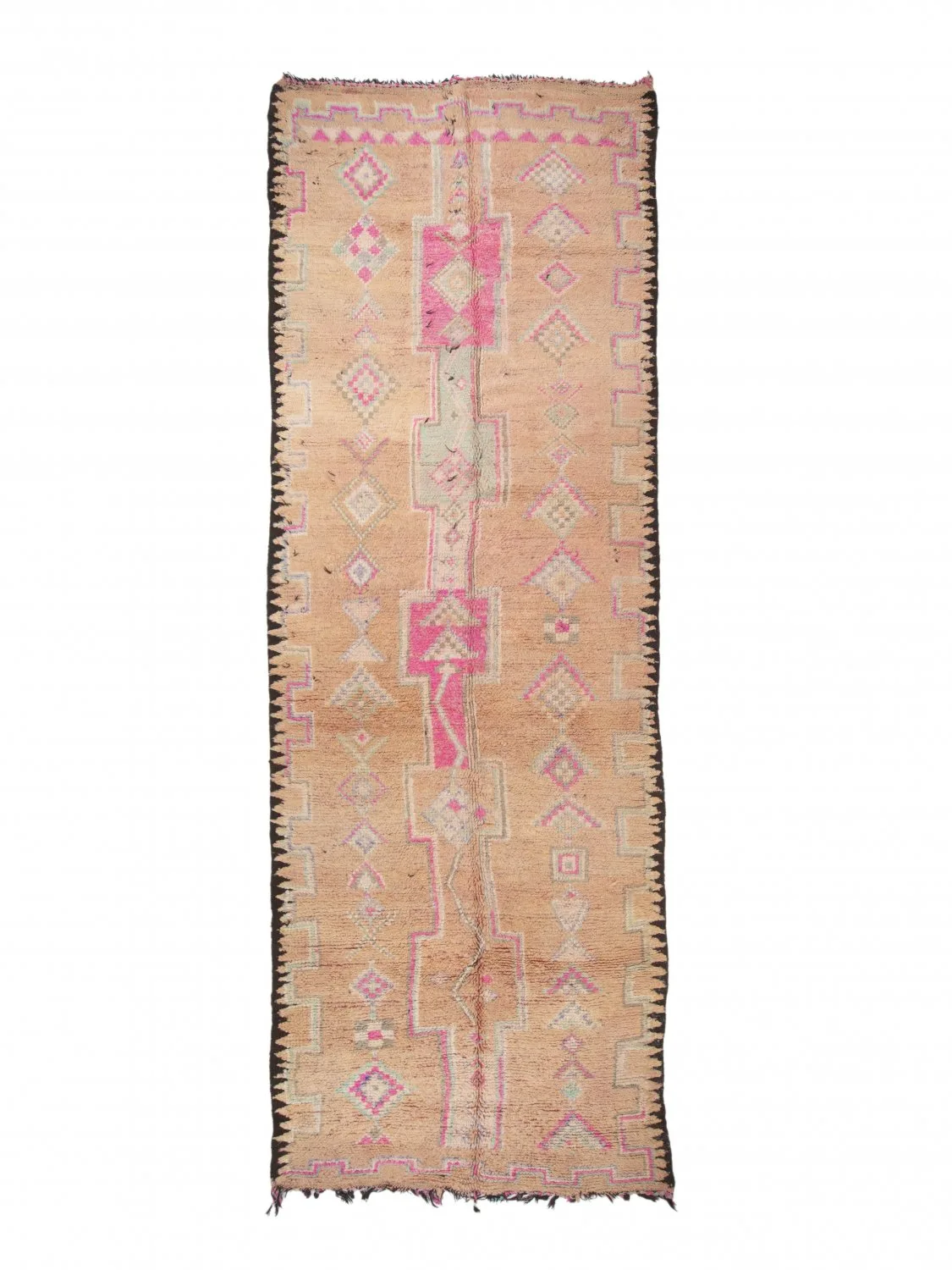 Kelim-teppe Marokkansk Azilal Special Edition 470 x 160 cm (Størrelse: 470 x 160 cm)