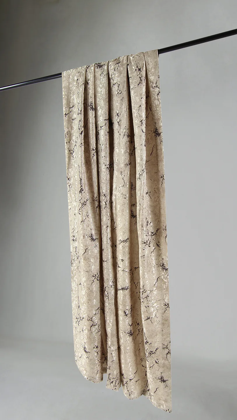 Gardin - Cleo (beige) (Størrelse: 140 x 260 cm)