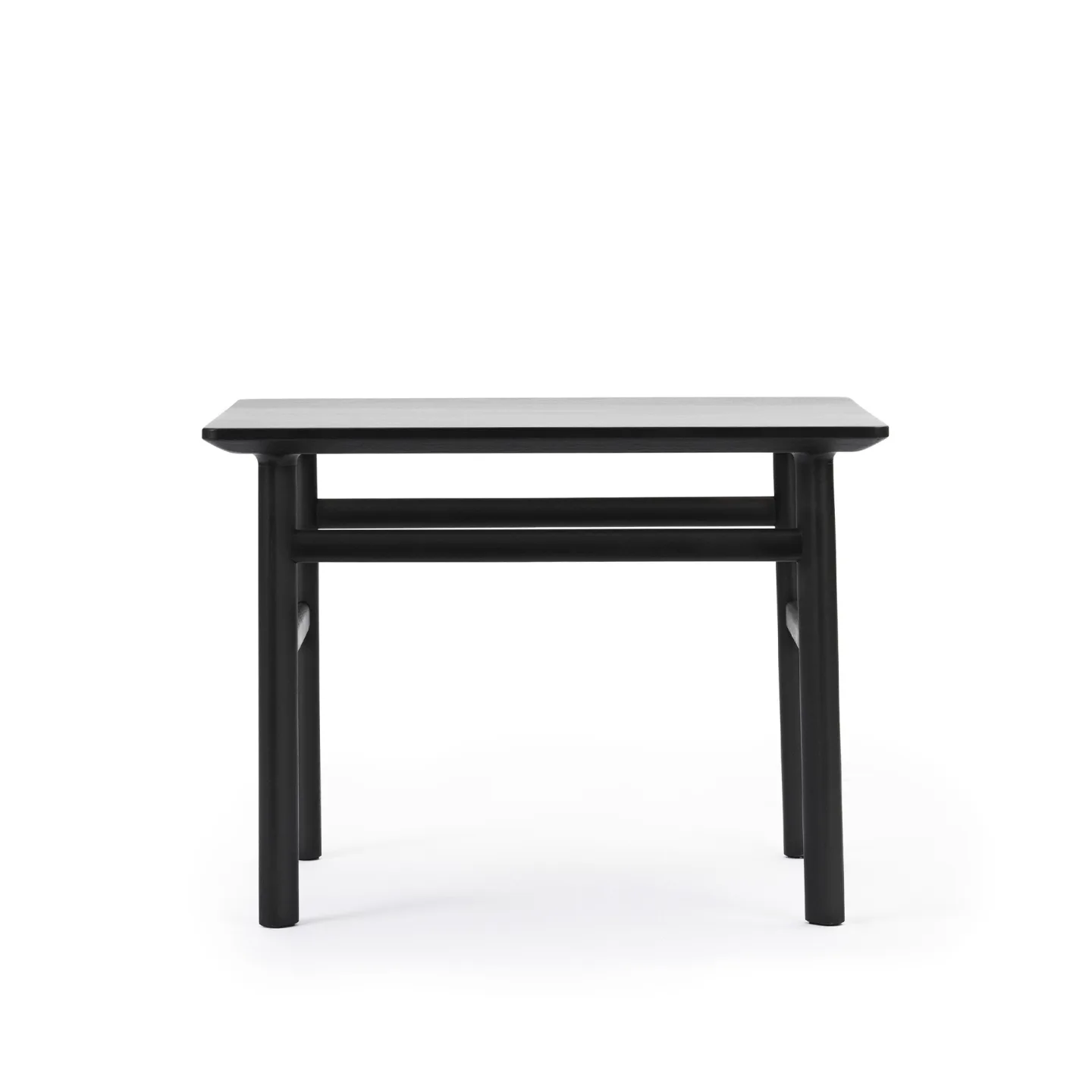 Normann Copenhagen - Grow Table 50 x 60 cm Oak Black - Soffbord - Simon Legald - Svart - Trä