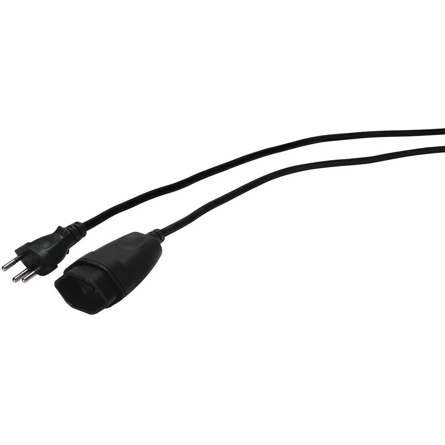 Multistecker Elektrokleinteil Schwarz Kunststoff