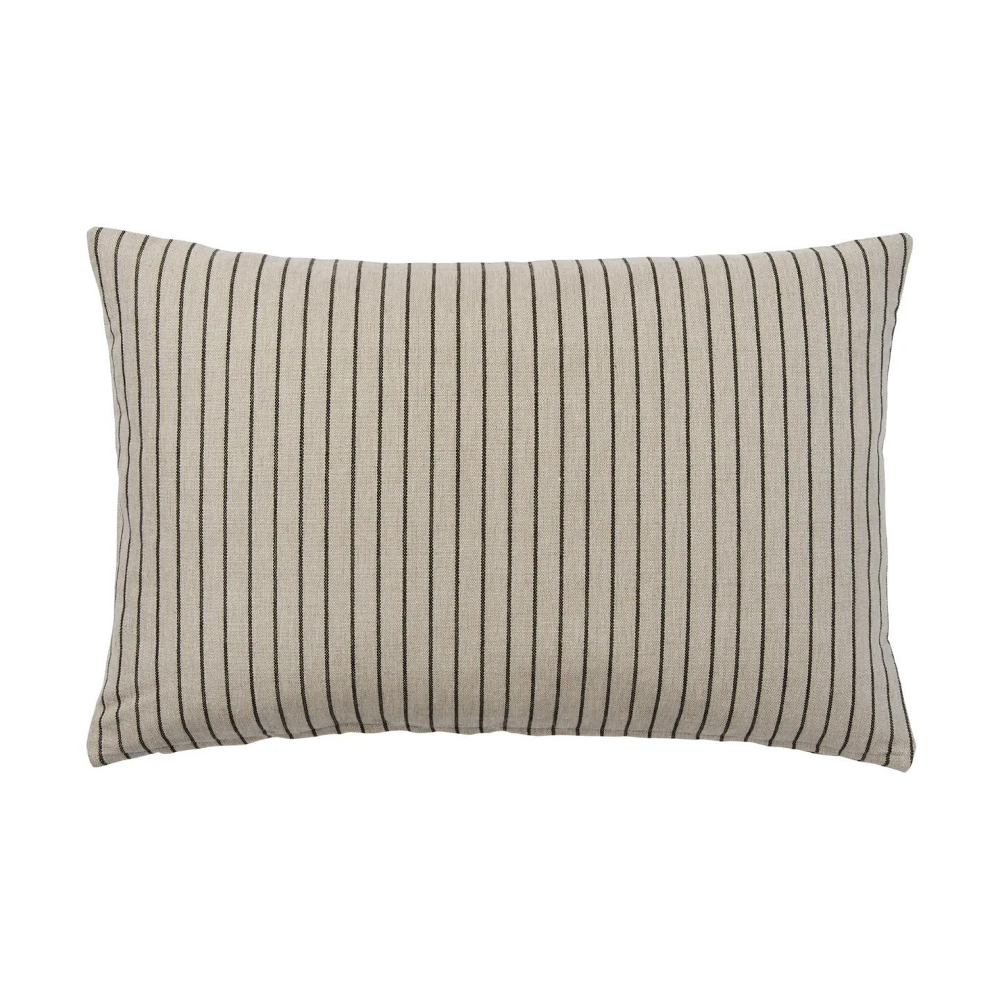 Broste Copenhagen Karen kuddfodral Light beige-black, 40x60 cm