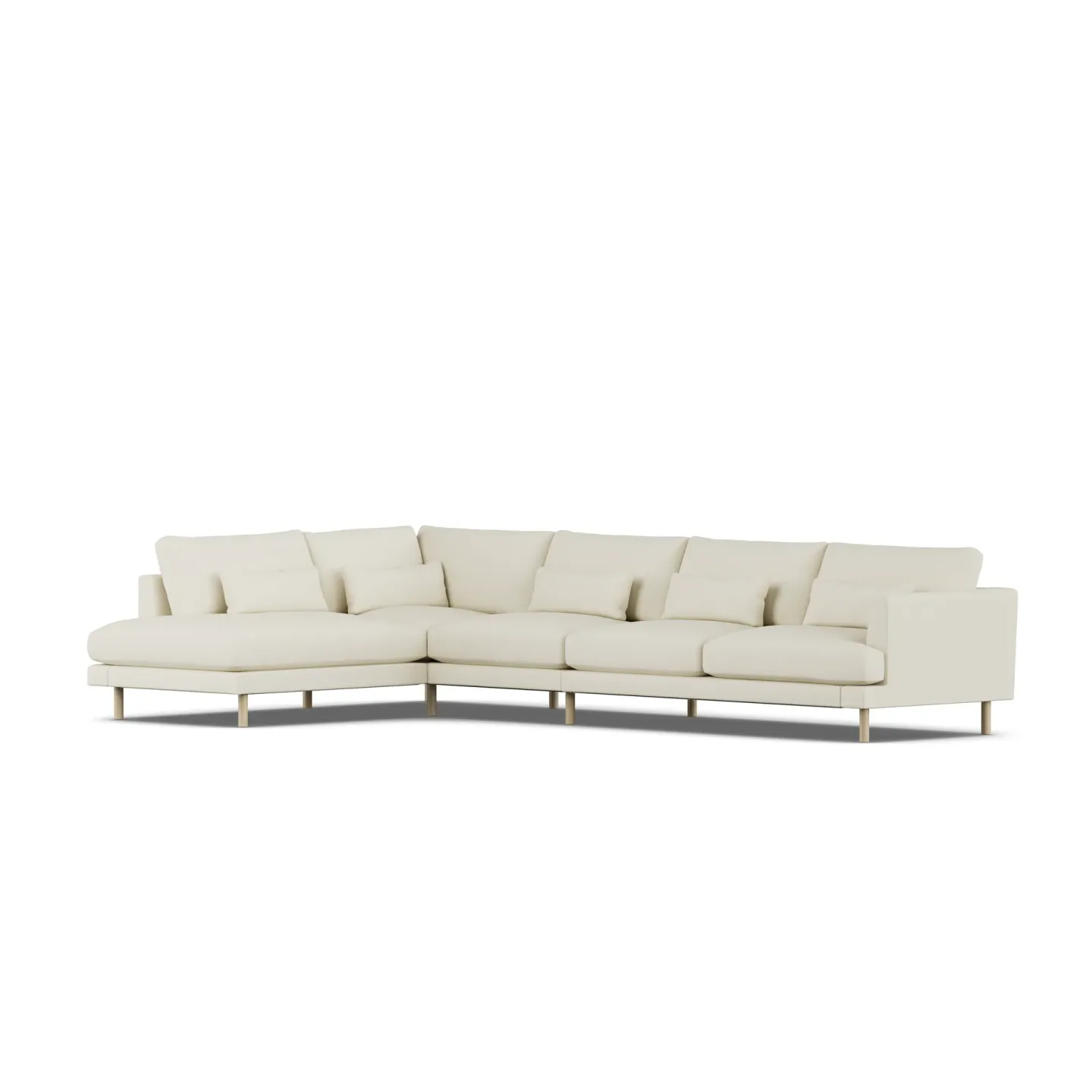 1898 Bredhult Sofa Oslo Nature 1540-Eiche weiß geölt, 4-sitzig B2