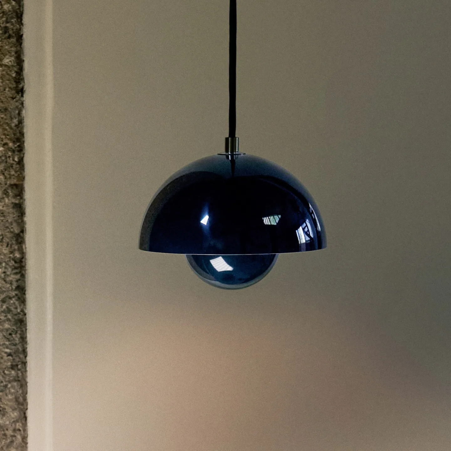 &Tradition Flowerpot VP10 Pendelleuchte Steel blue