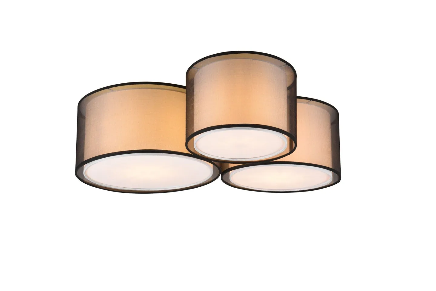 Burton Plafond 3L E27 mattsvart - Matt svart