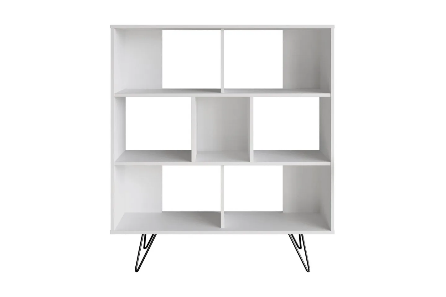 Frascone Bokhylla 120x30 cm 4 Hyllor - Vit