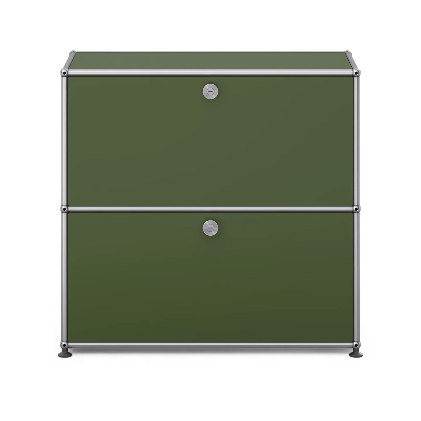 USM - USM Haller S2 36 Olive Green - Skänkar och sideboards - Fritz Haller & Paul Schärer - Grön - Metall