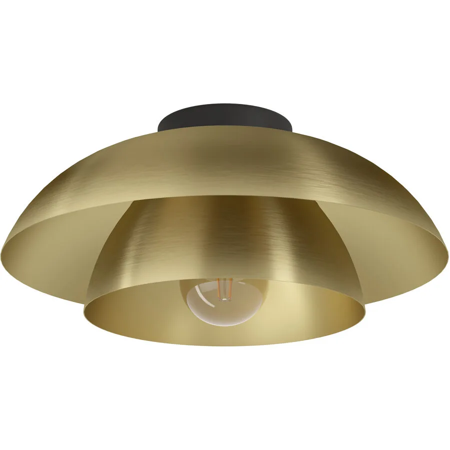 Eglo Deckenlampe Cenciara Schwarz Stahl 18 cm
