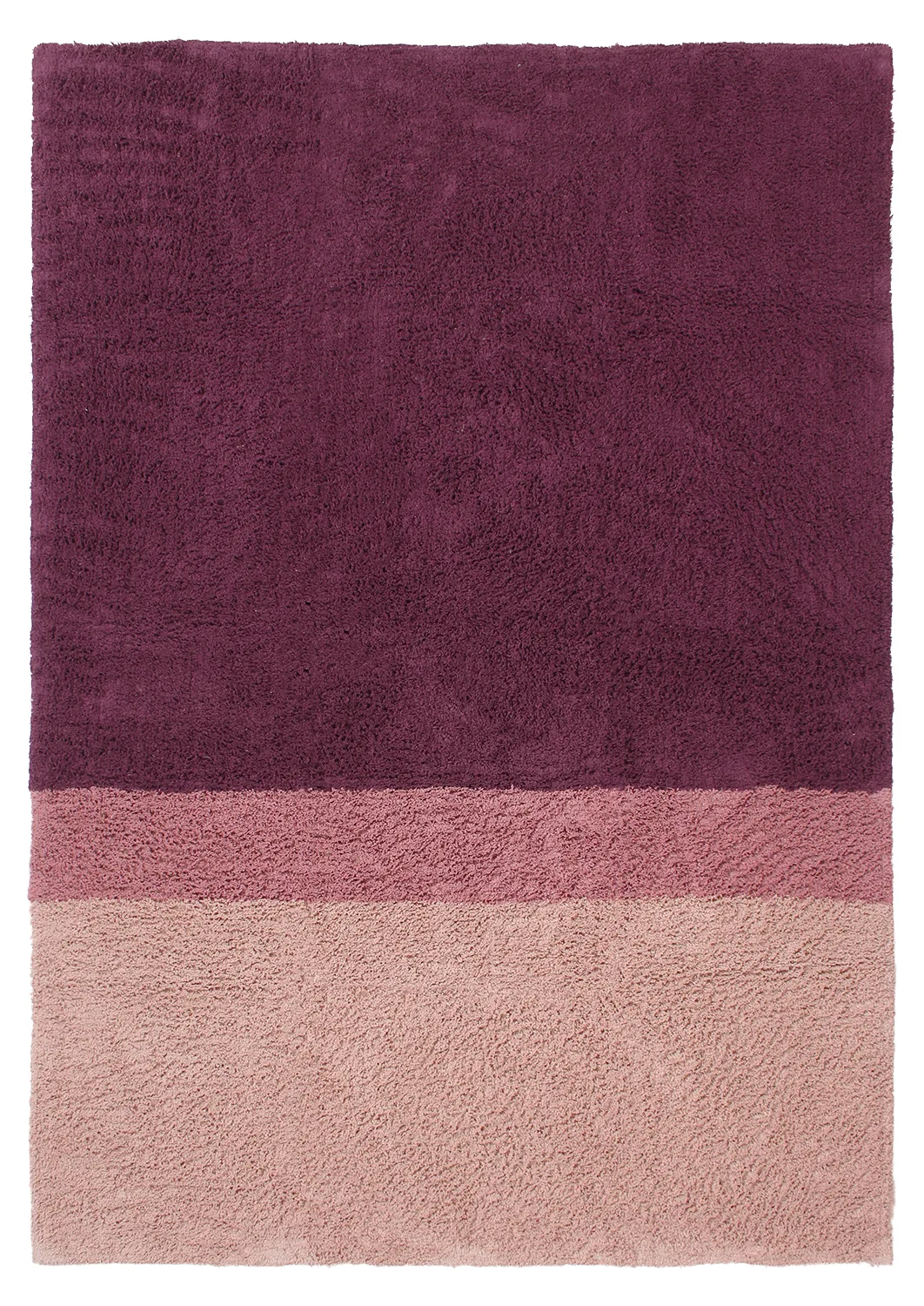 Ryetepper - Pione Natural Cotton Shaggy (rosa) (Størrelse: 160 x 230 cm)