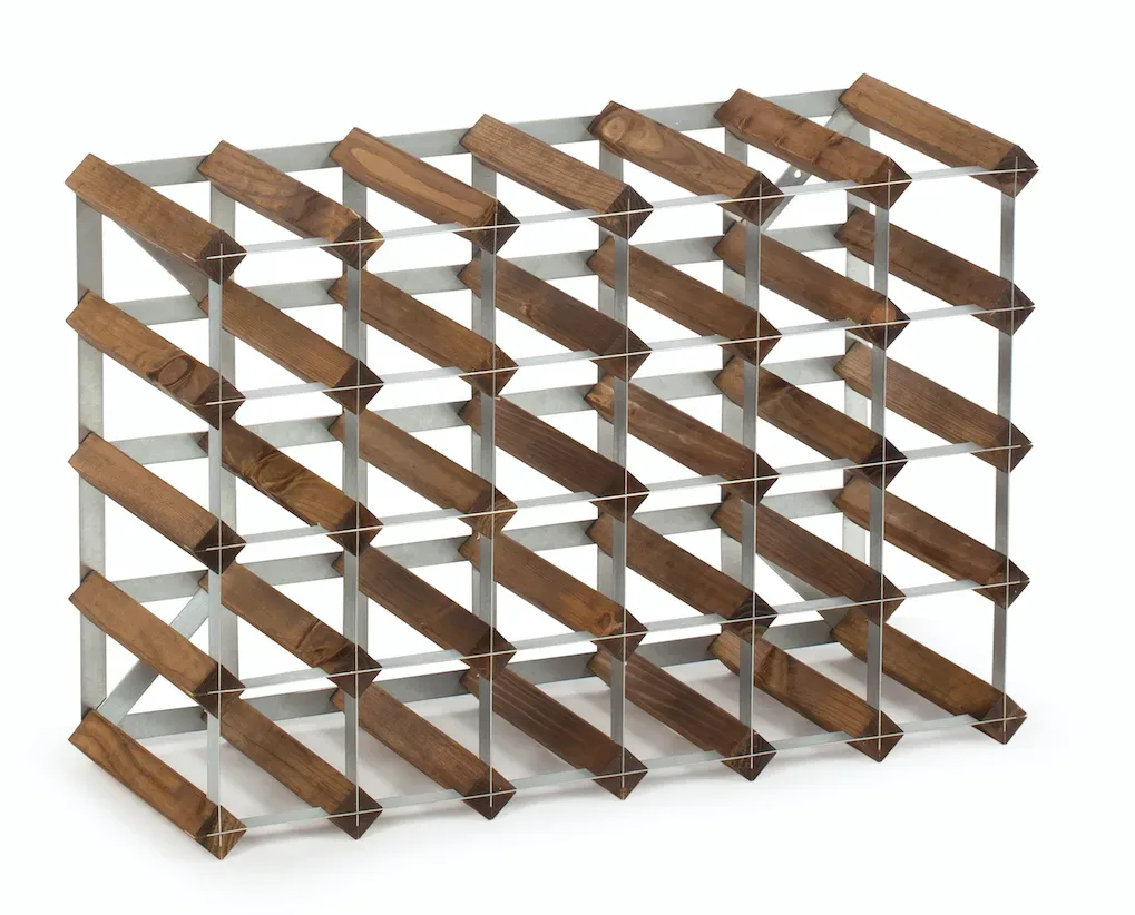 The Swedish Wine Rack Factory The Swedish Wine Rack Factory Weinregal für 30 Flaschen erweiterbar Dunkle Eiche