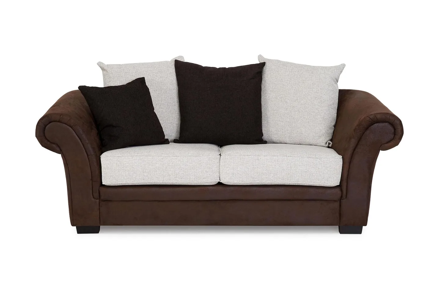 Toronto 2-sits Soffa - Brun/Beige