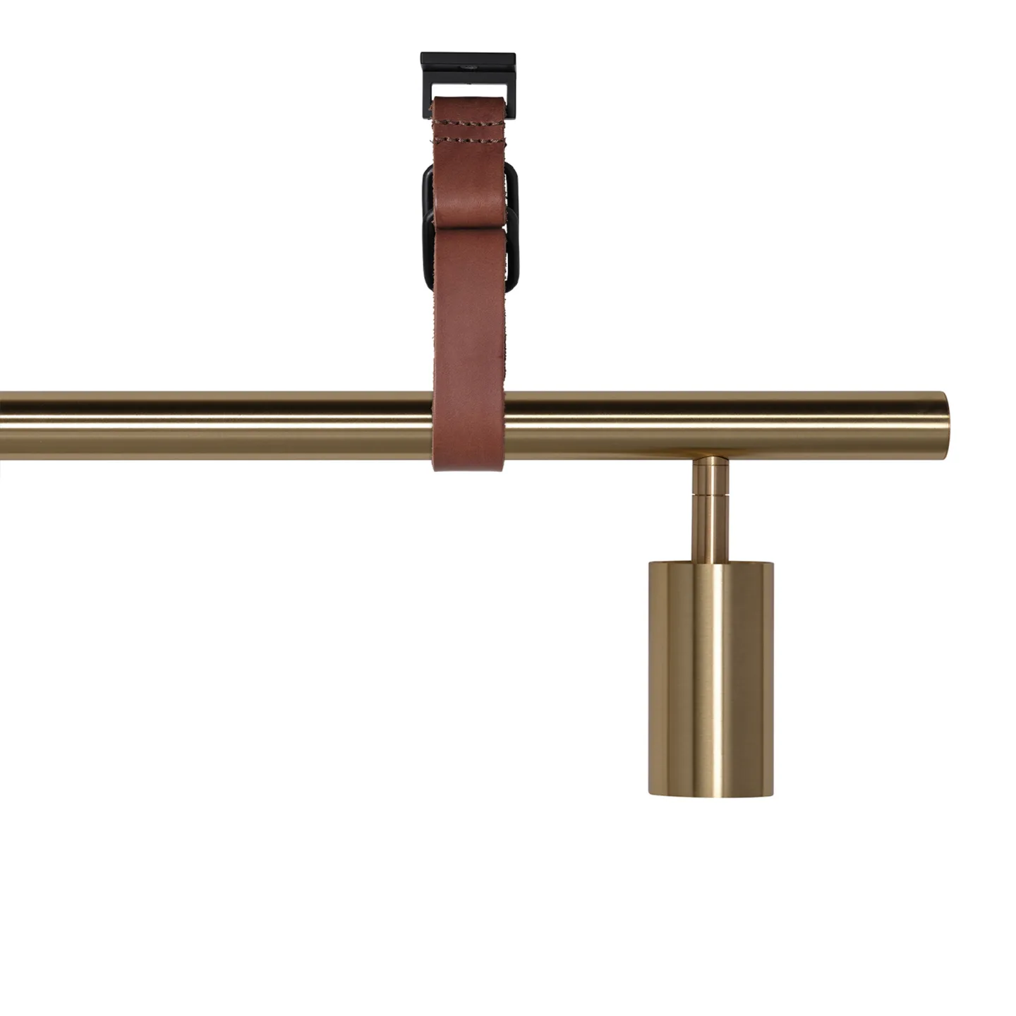 Rubn - Long John 3 Brass / Brown Leather - Takkronor - Niclas Hoflin - Guld