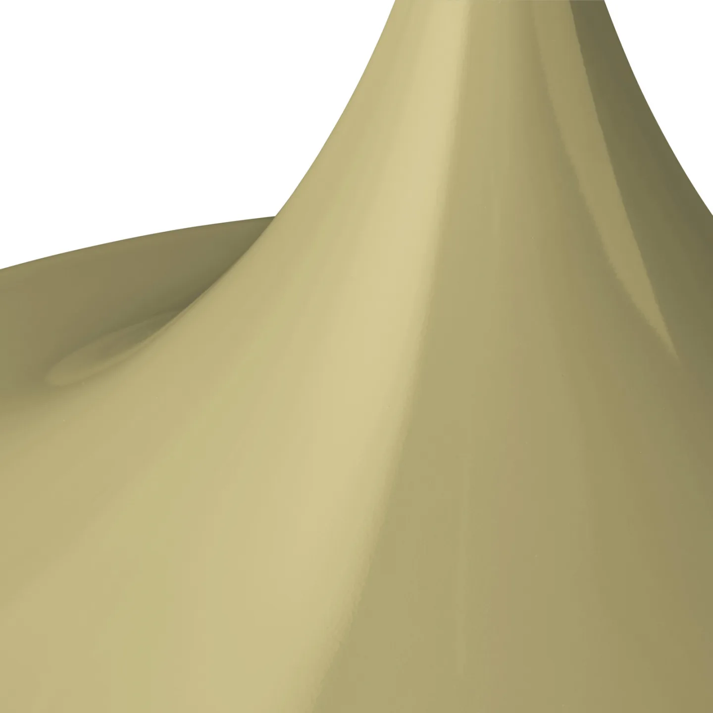 Semi pendellampe Ø47 Glossy Fennel Seed - Gubi - Stue - Design - Metal - Med én lyskilde