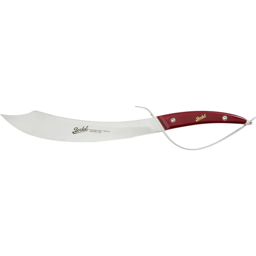 Berkel Champagnersäbel Elegance Rot Edelstahl 52 cm 12 cm