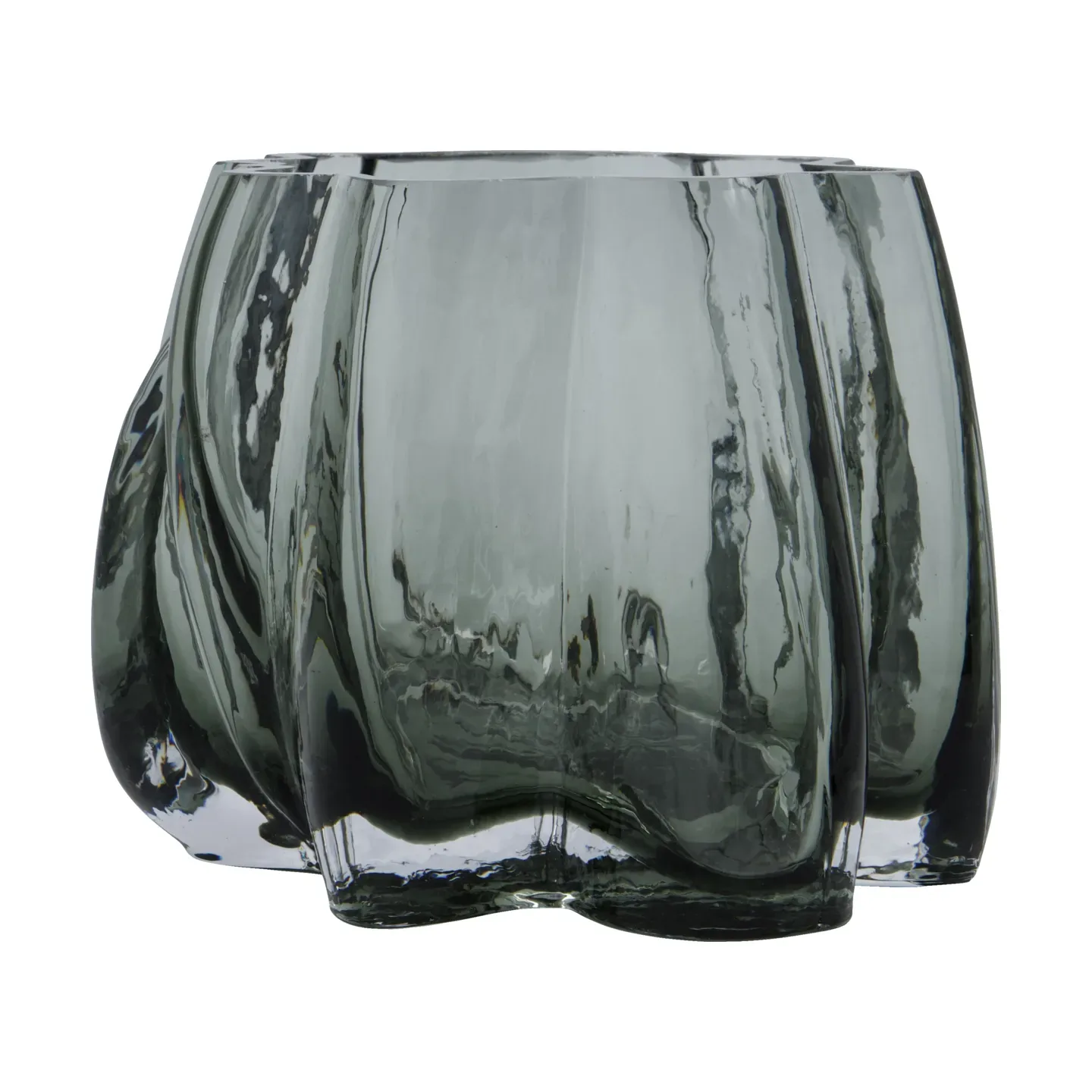 House Doctor Curva Kerzenhalter Rauchfarbenes Grau