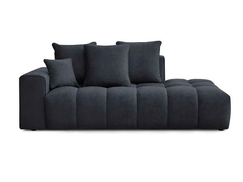 3er Sofa BOBOCHIC MONT-BLANC Samt dunkelblau