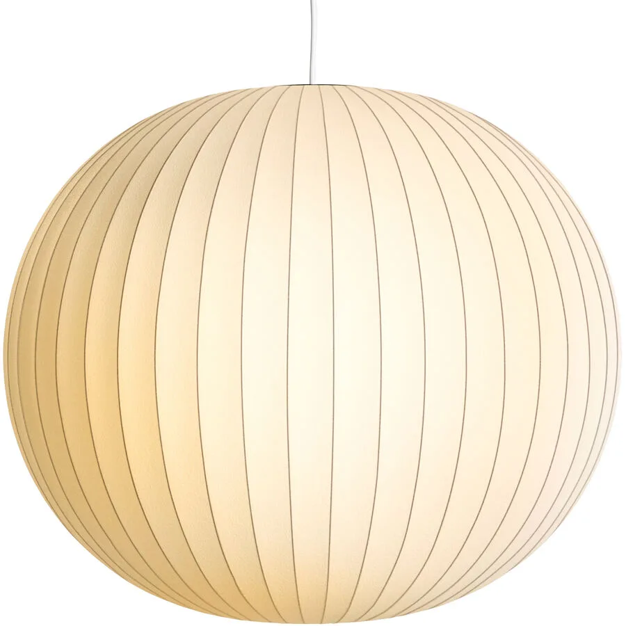 HAY Pendellampe Nelson Ball Weiss Kunststoff 68 cm 60 cm - Farbe: offwhite - Material: Polymer