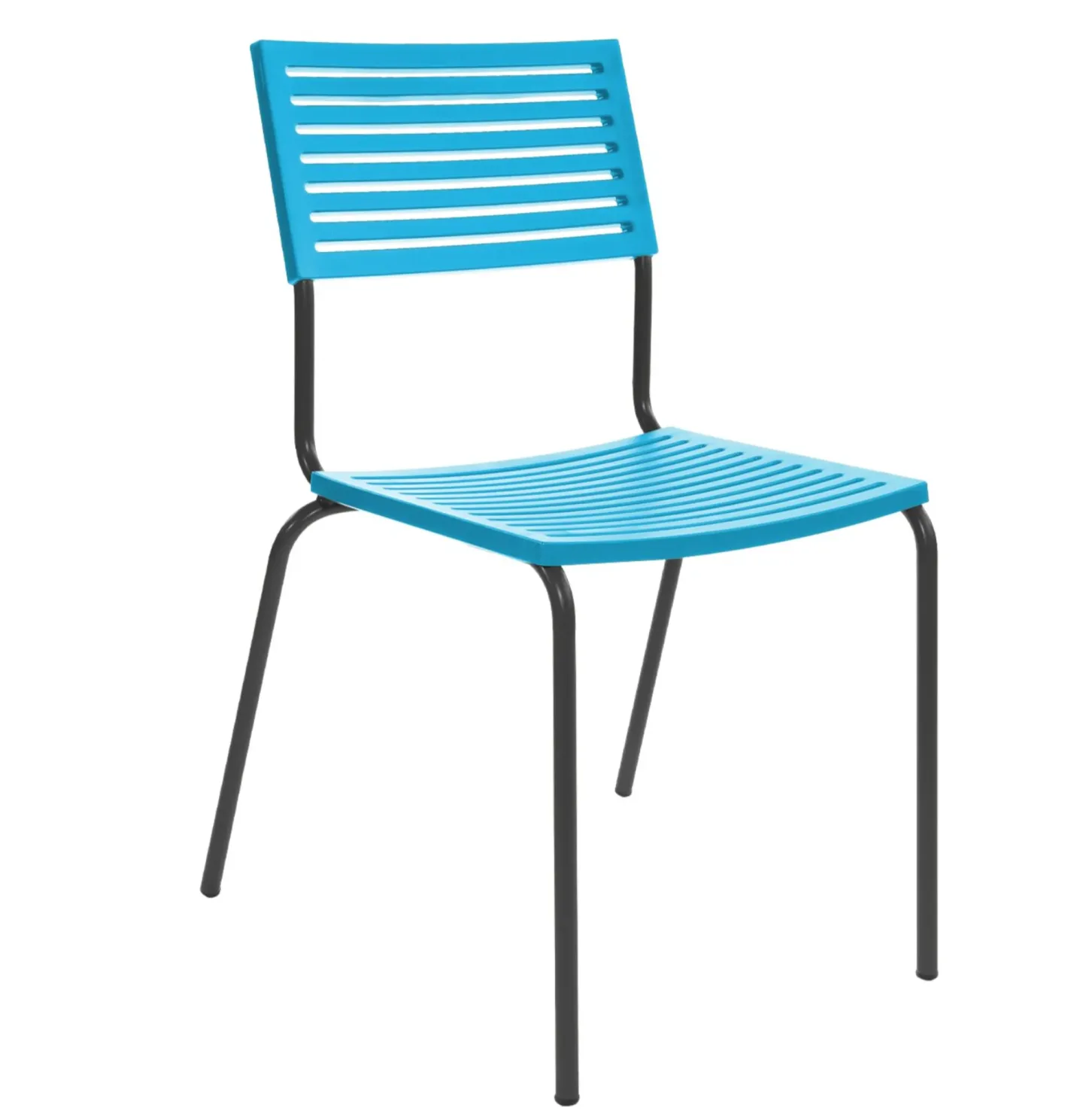 Schaffner Gartenstuhl Lamello Blau | Schubiger Möbel