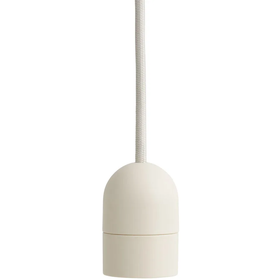 Designer-Pendellampenfassung HAY Common E27 weiss