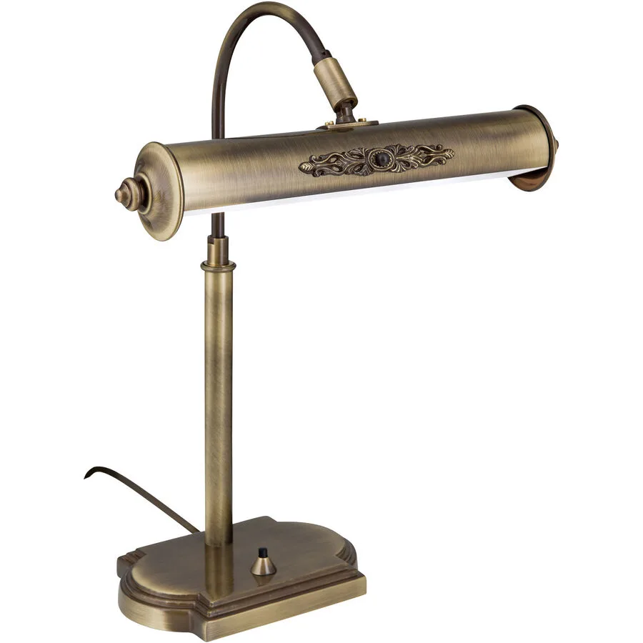 Briamond Bürolampe Dunaj Messing 30 cm 41 cm - Farbe: Patina