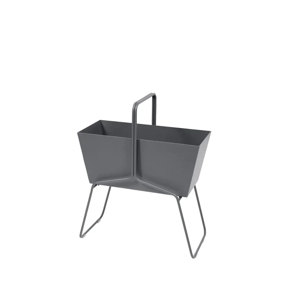 Fermob Basket high planteringsbox Storm grey (grå)
