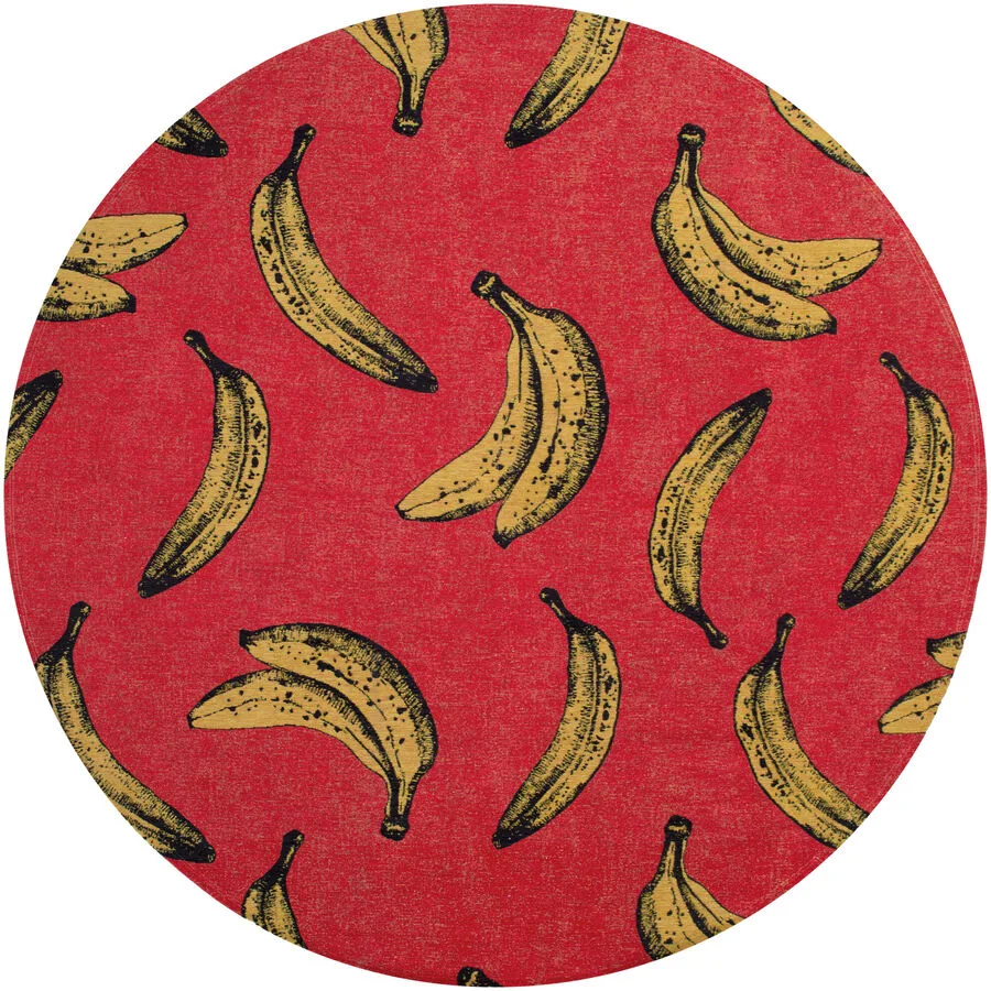 Teppich Miami Red Rot Polyester 240 cm 240 cm
