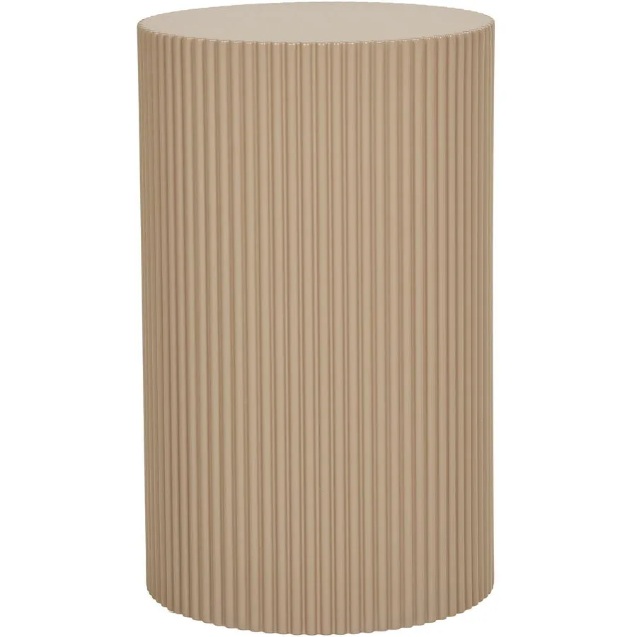 Beistelltisch Munavo grau/beige MDF B 30 H 50 cm