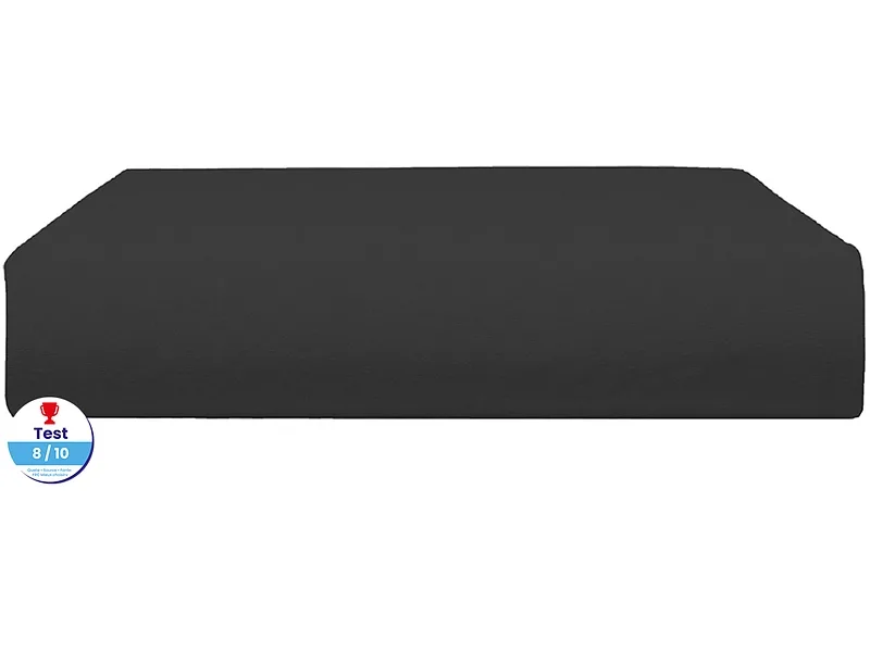Fixleintuch DH JERSEY PEIGNE 120x200cm schwarz