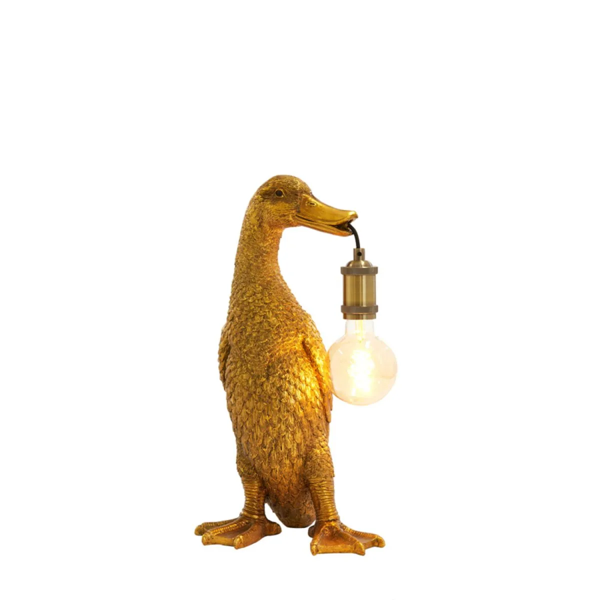 Light & Living - Duck 48cm - Bordslampa - Antikguld