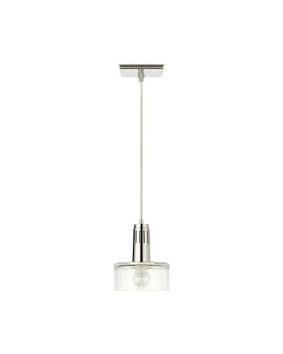 Iris Single Pendant Polished Nickel