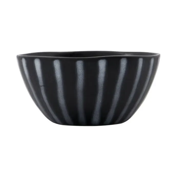 House Doctor Line Schale Ø12 cm Schwarz-braun