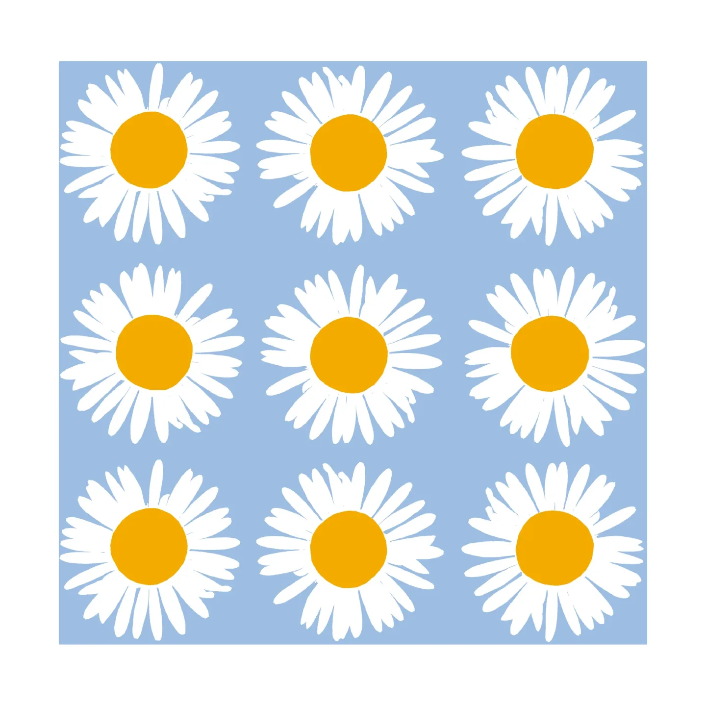 Marimekko Auringonkukka Serviette 33x33 cm 20er Pack Blue