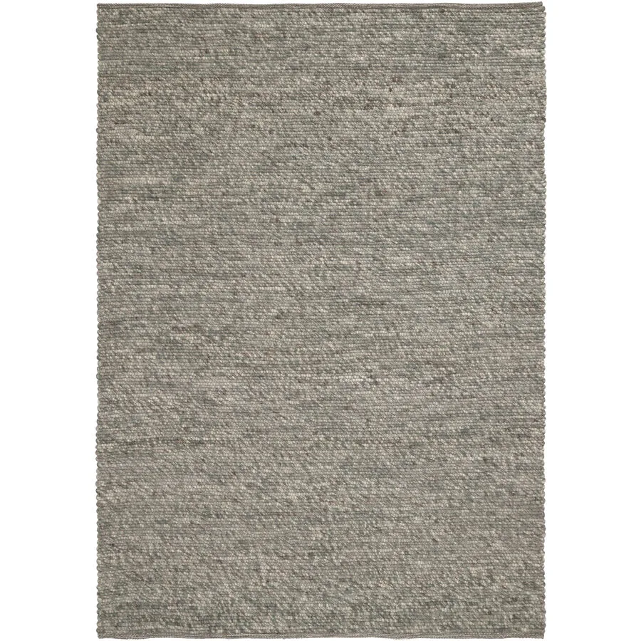 Teppich Agner Grau Wolle 140 cm 200 cm - Teppich