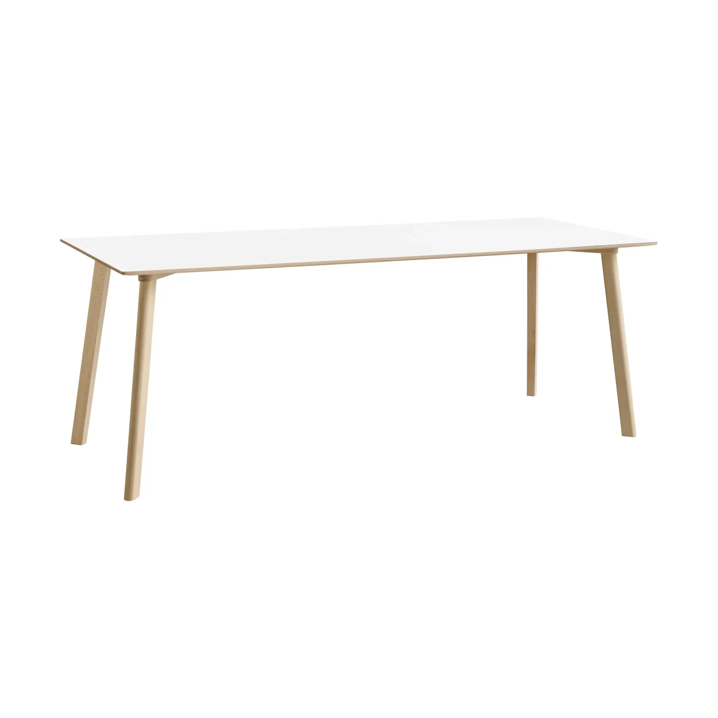 HAY CPH210 Deux 2.0 Tisch 75x200 cm Pearl white-untreated beech