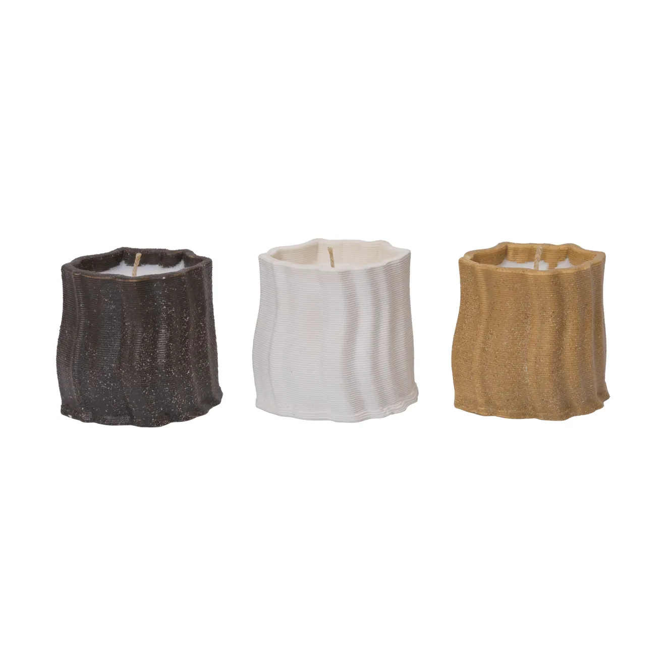 Ferm Living Rylith doftljus 13h 3 delar Fikon, citrongräs, kamomill
