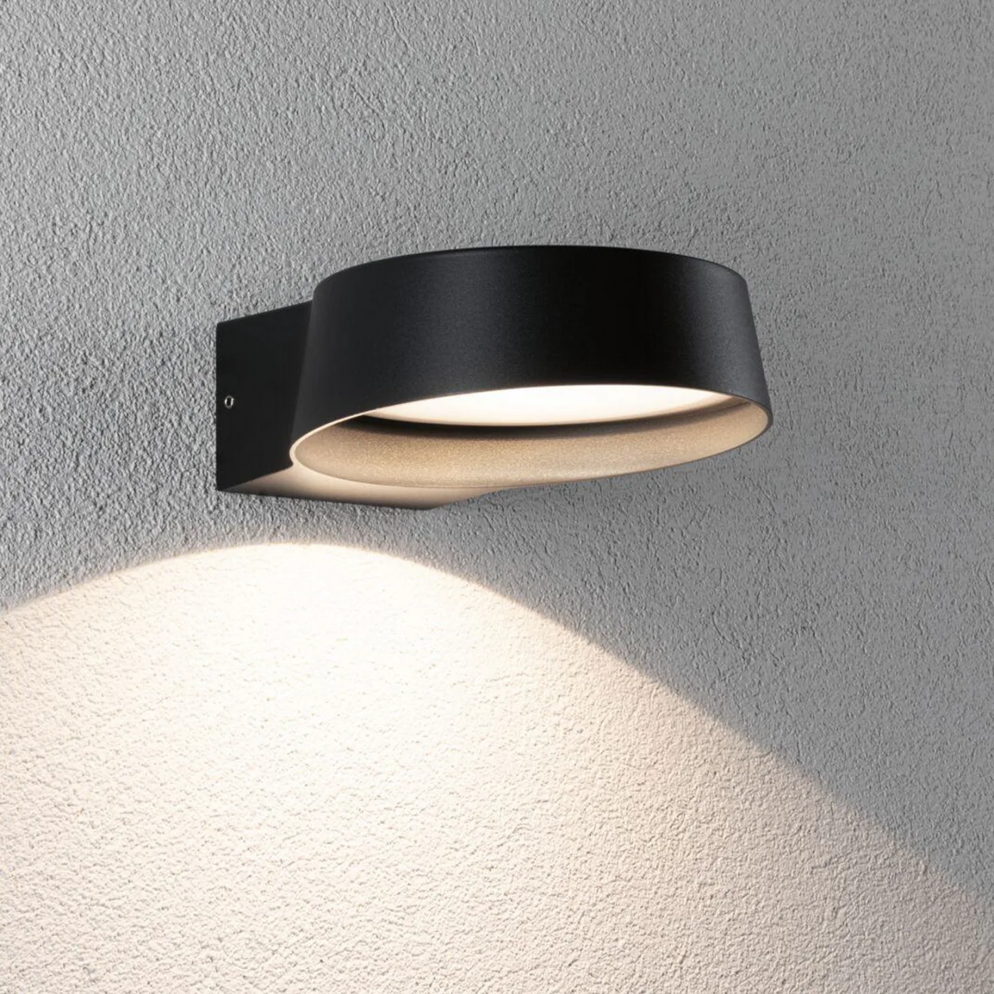 Capea Grand Utendørs Vegglampe Antrasitt - Paulmann - Moderne - Aluminium - Med en lyskilde