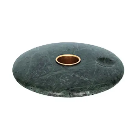Uyuni Lighting Uyuni Chamber Kerzenhalter Ø11,6cm Grün Marmor